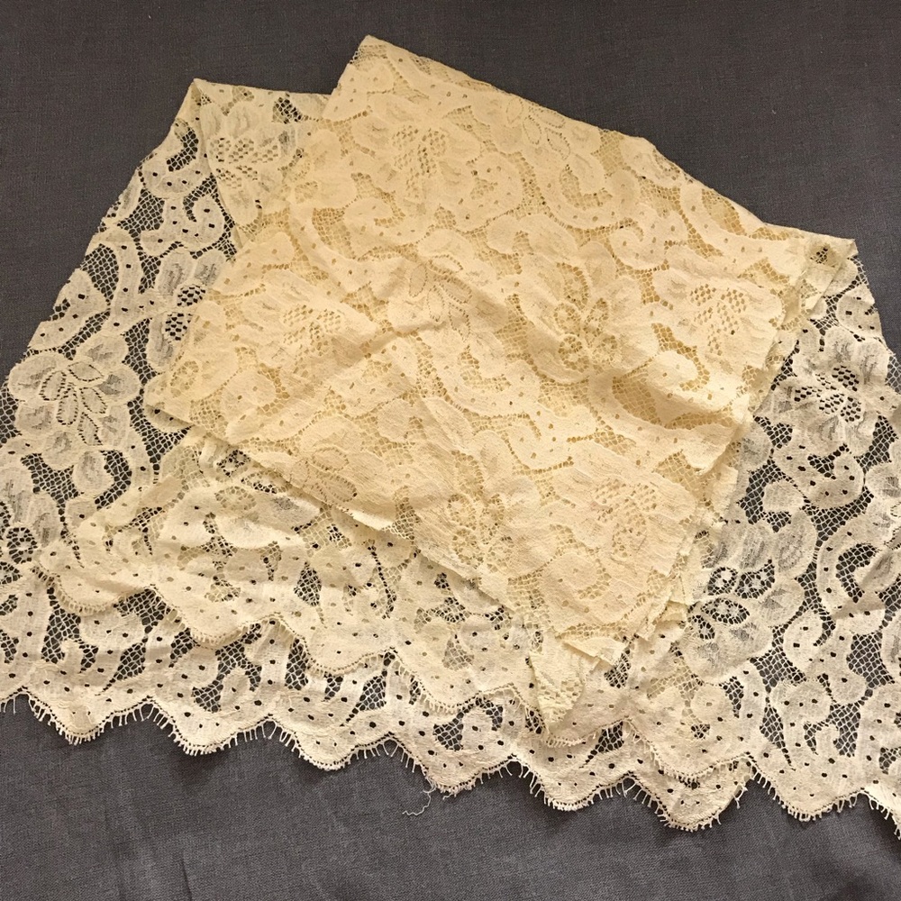 Yellow Lace Fabric
